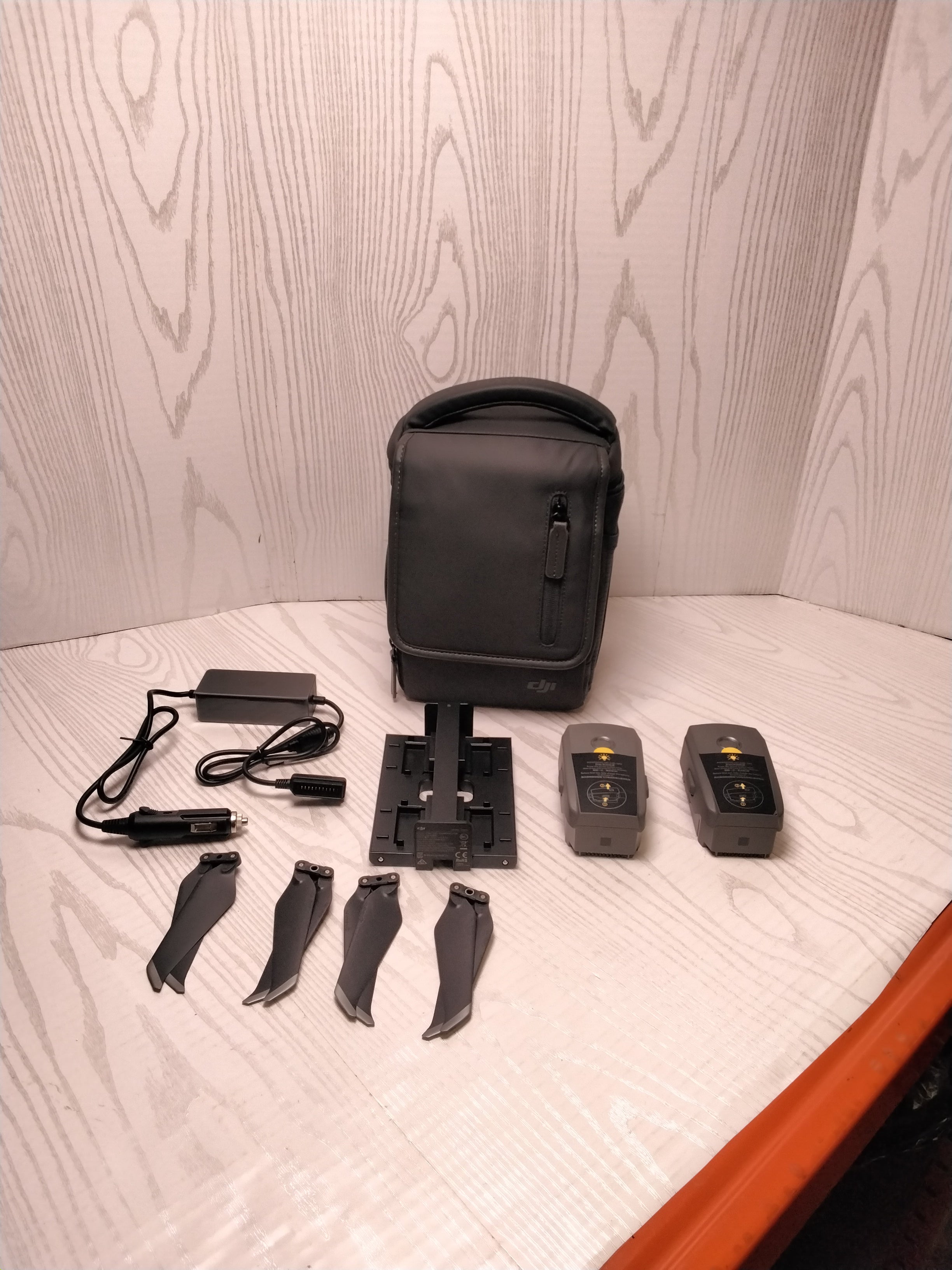 DJI Mavic 2 Car Charger, 2 Batteries, and Replacement Propellers With Case (7780084252910)
